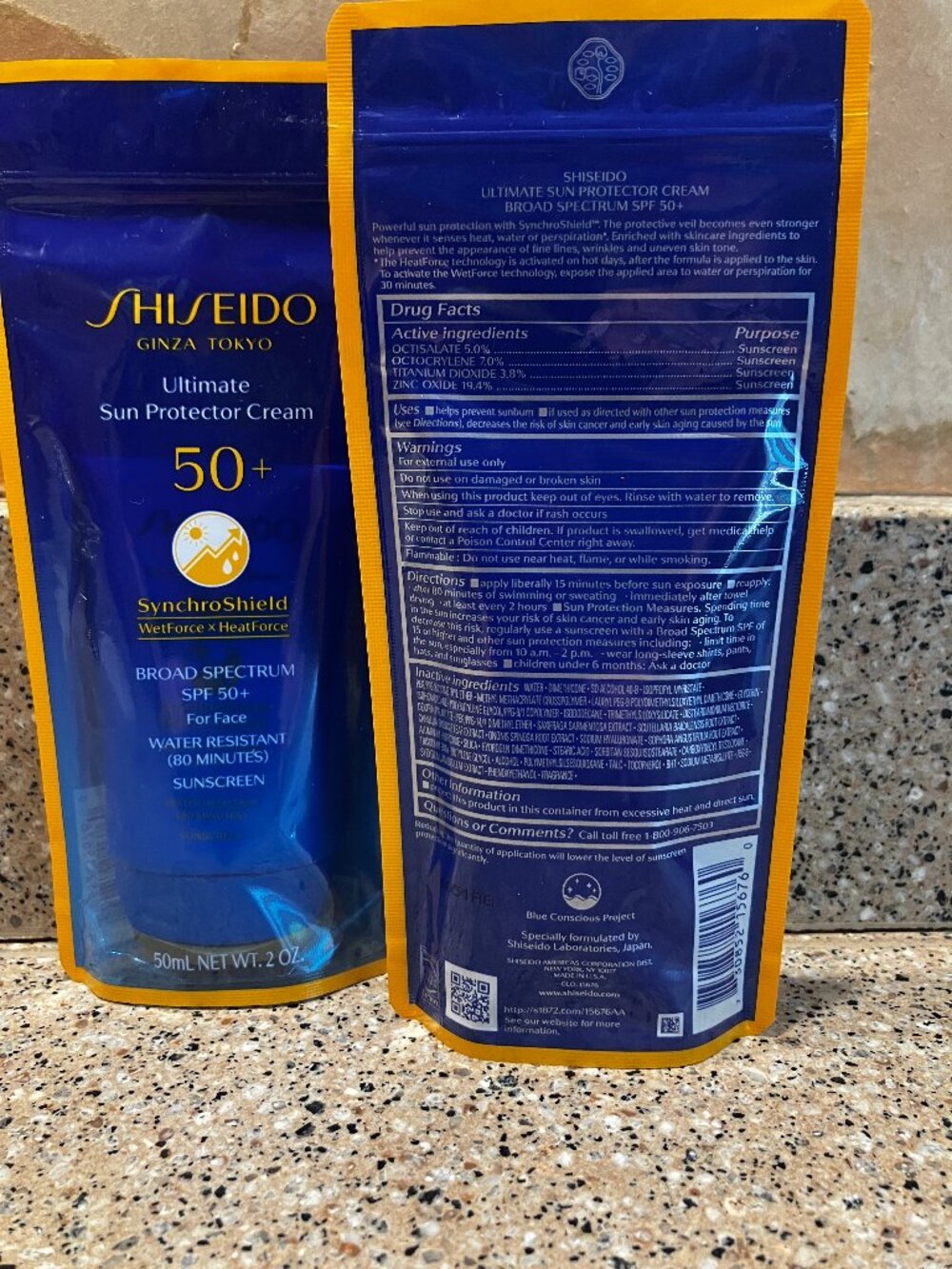 Shiseido Set of 2 Broad Spectrum SPF 50+ Suncreens for Face! Sealed